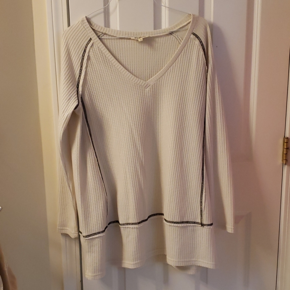 Cream thermal tunic